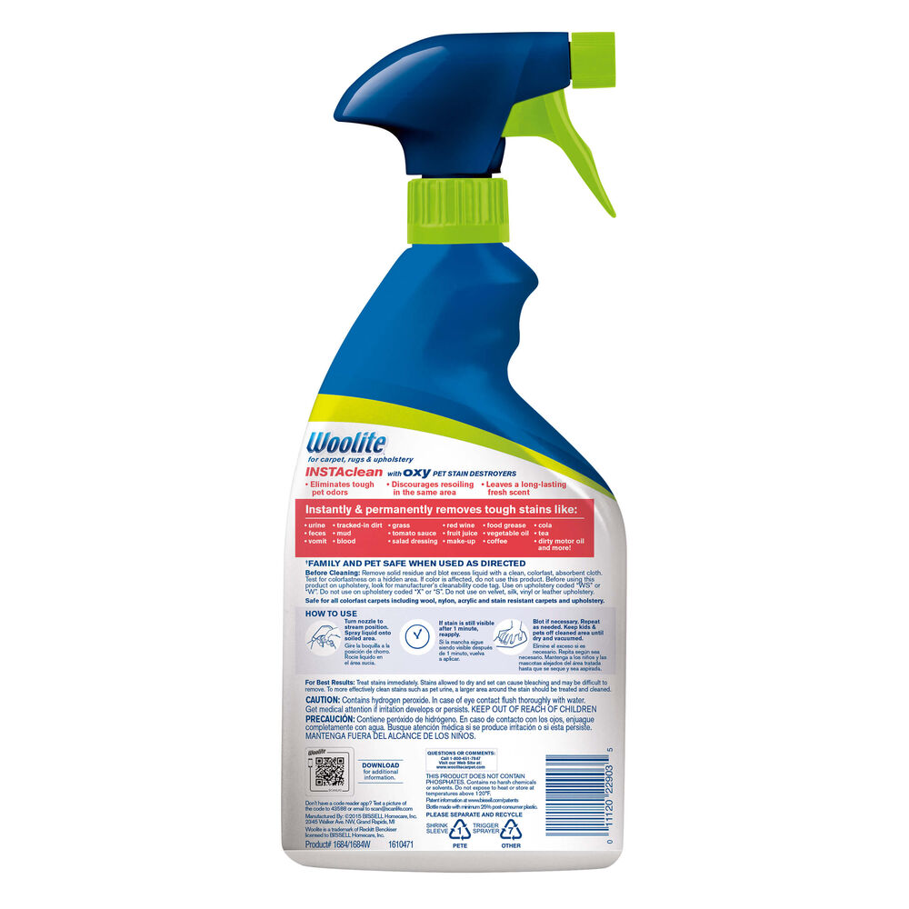 INSTAclean® Pet Stain Remover 1684 Woolite® Spot Cleaners